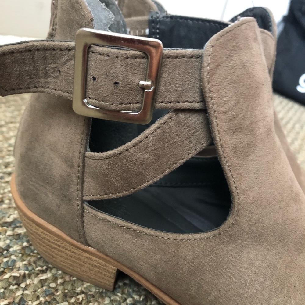 Taupe Booties - Picture 4 of 4